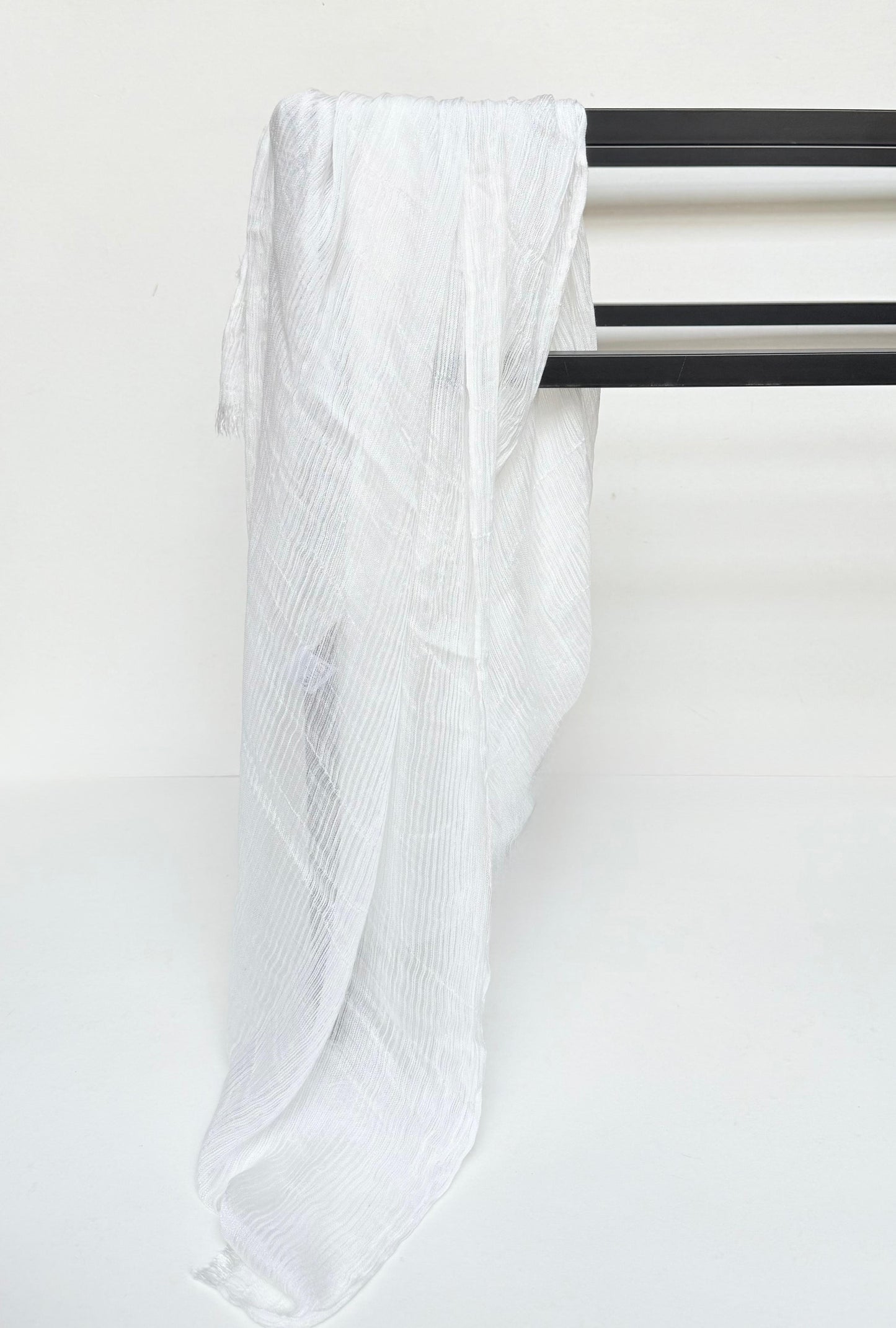 Feather loom scarf