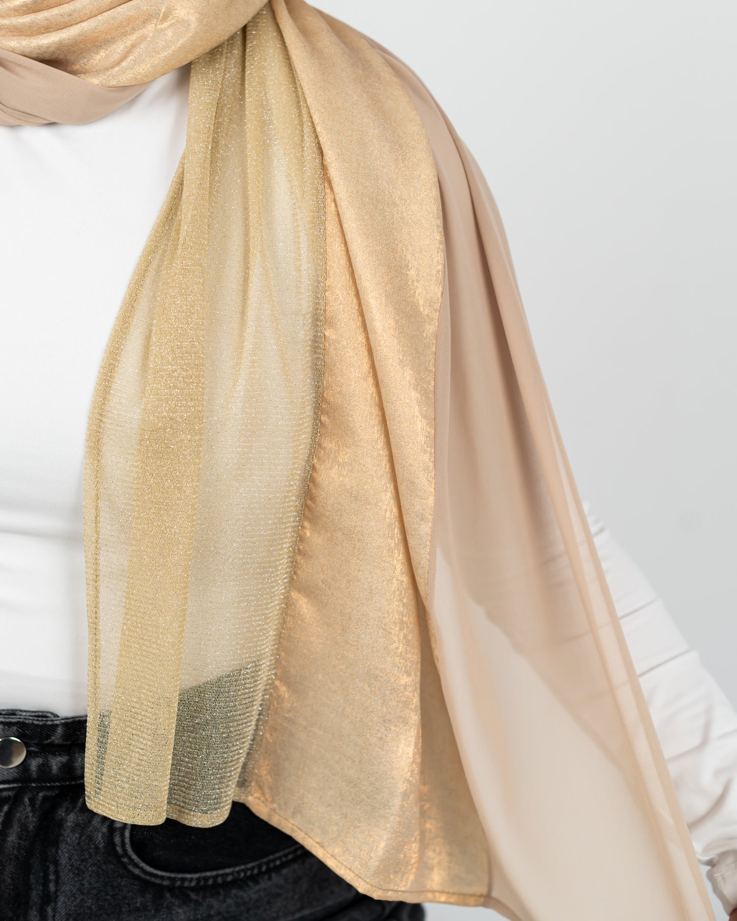 Golden glow scarf