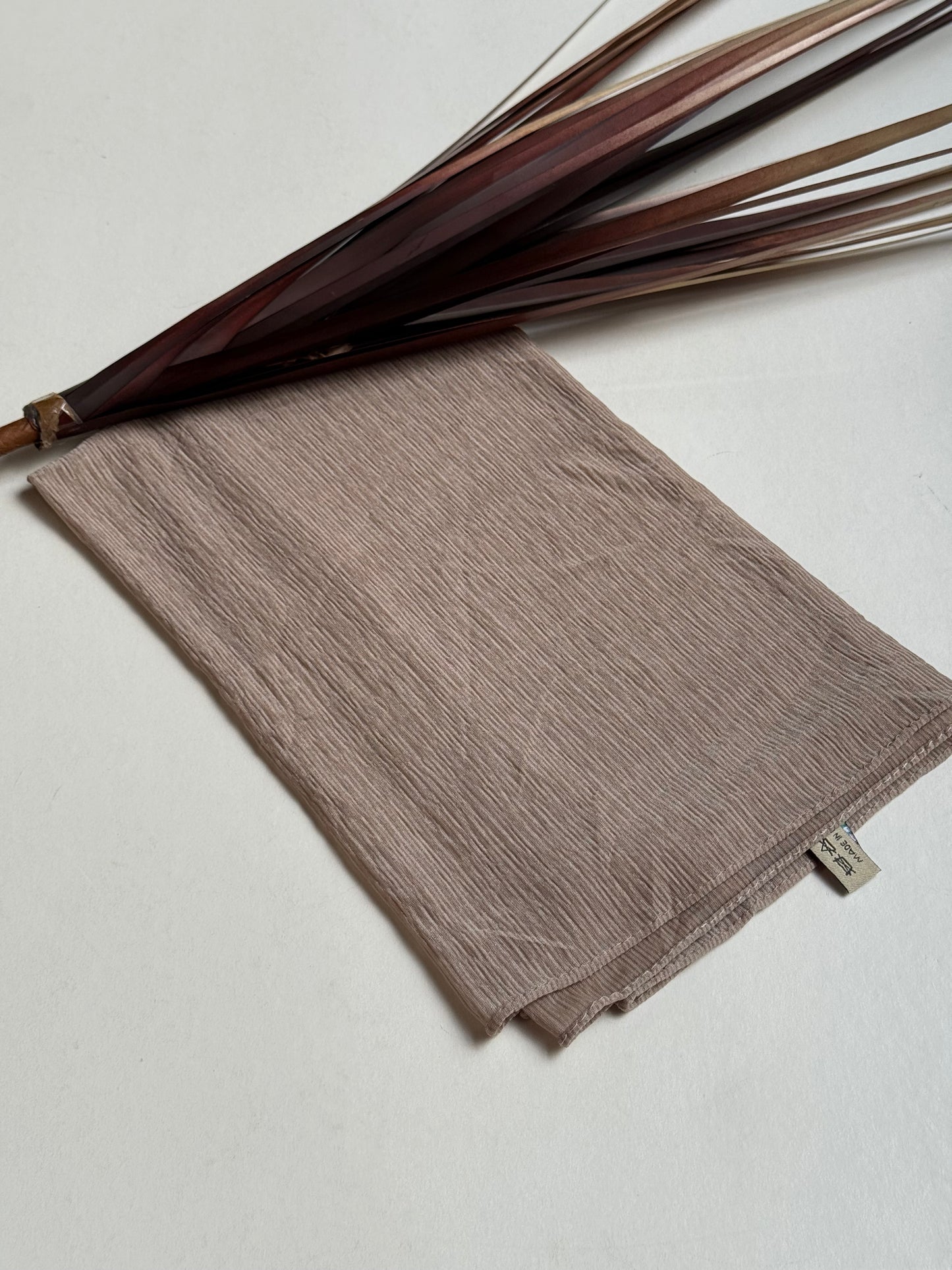 Melange scarf.