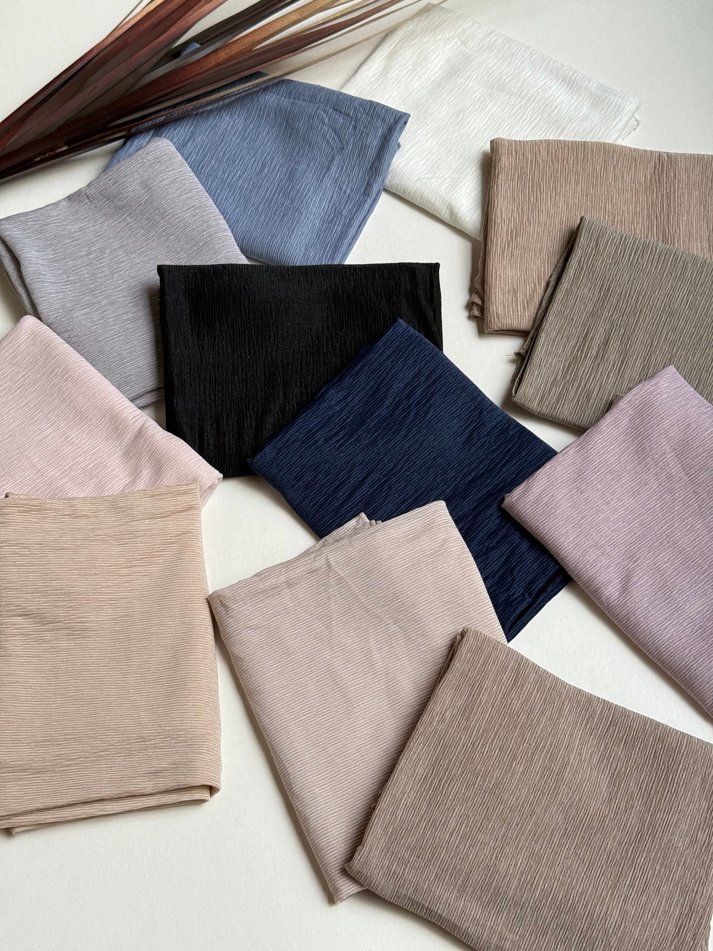 Melange scarf.