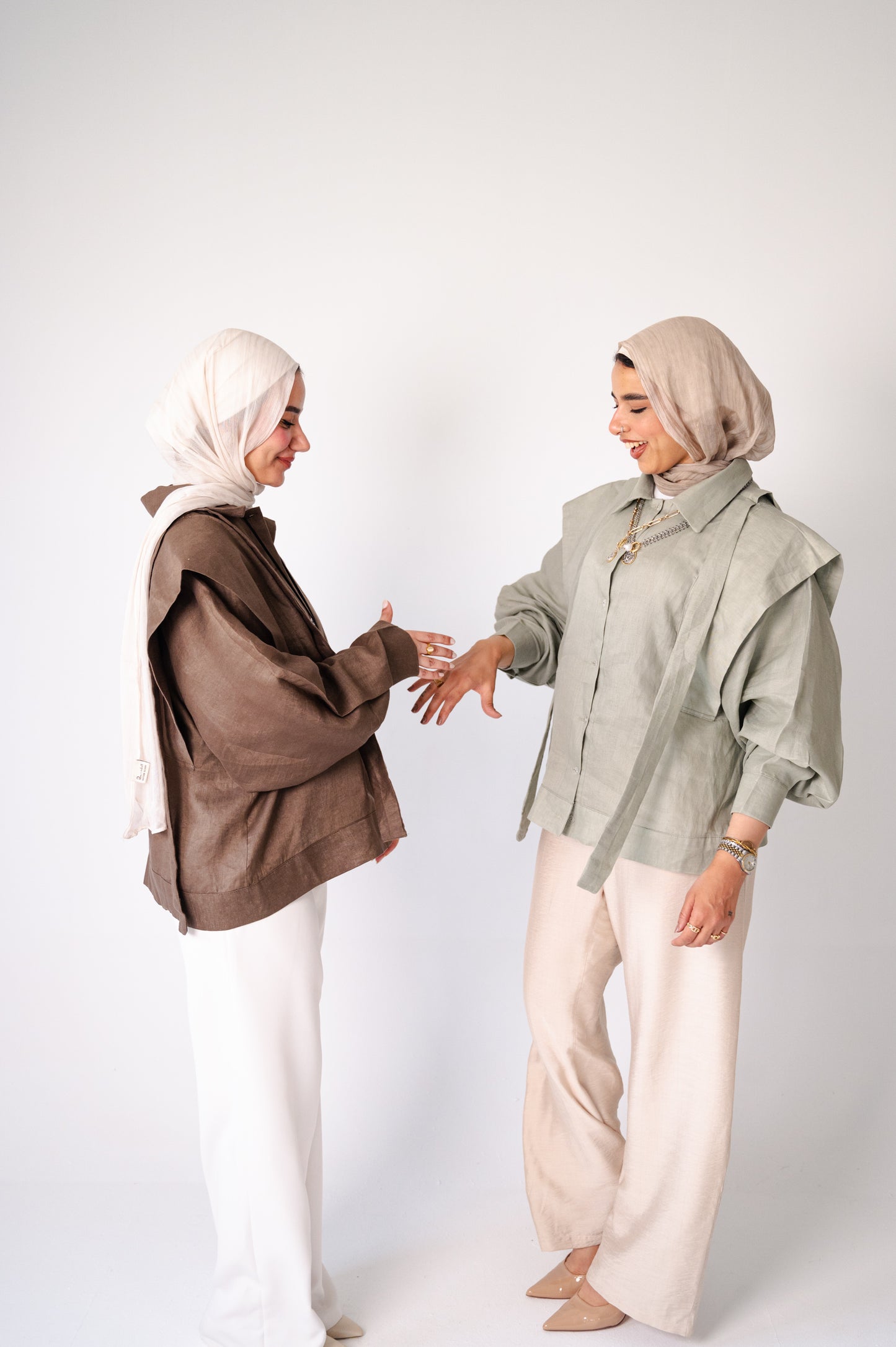 Sage Whisper-Pure Linen Shirt