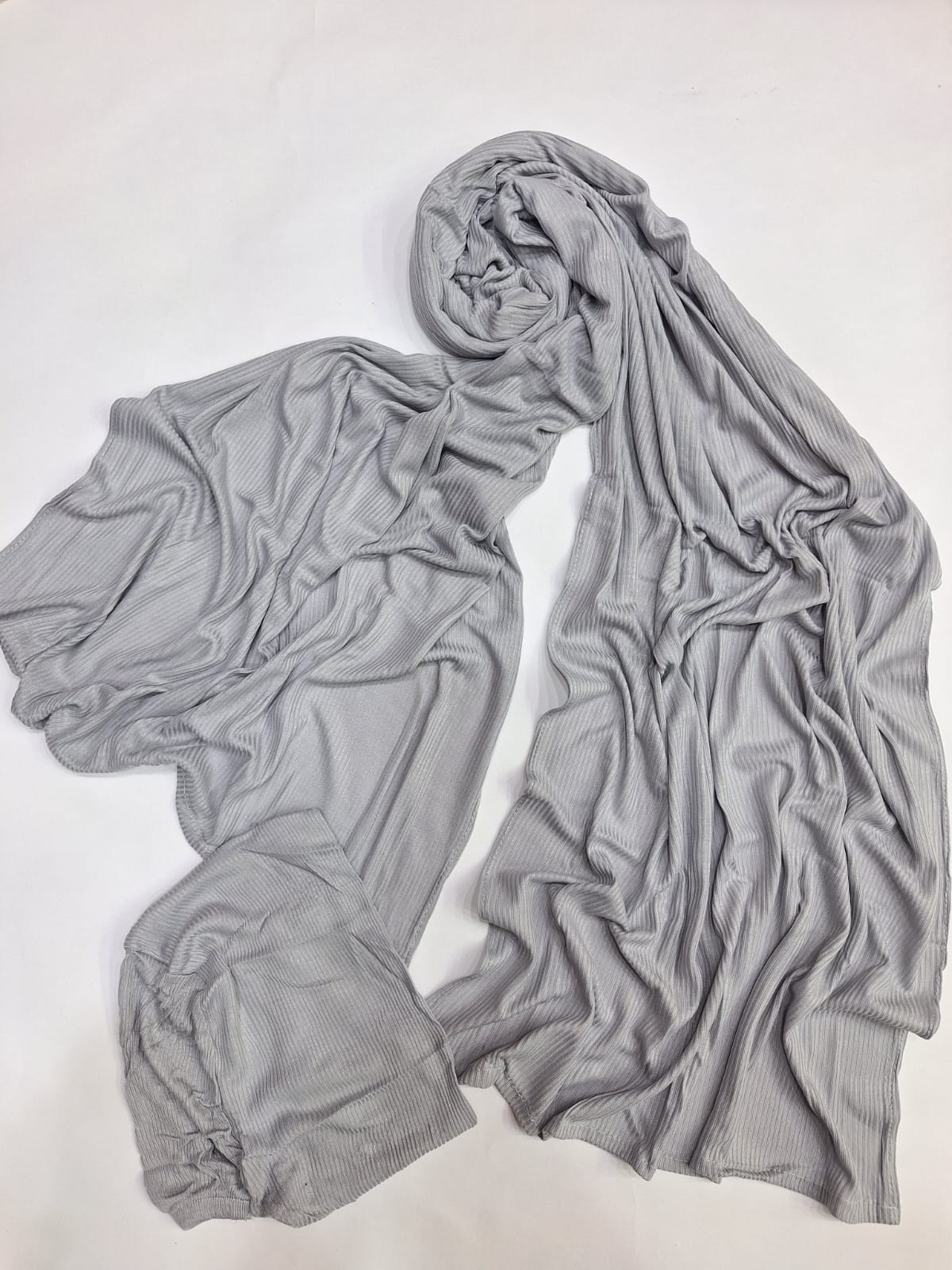 Orelia stripped cotton lycra scarf with matching bandana