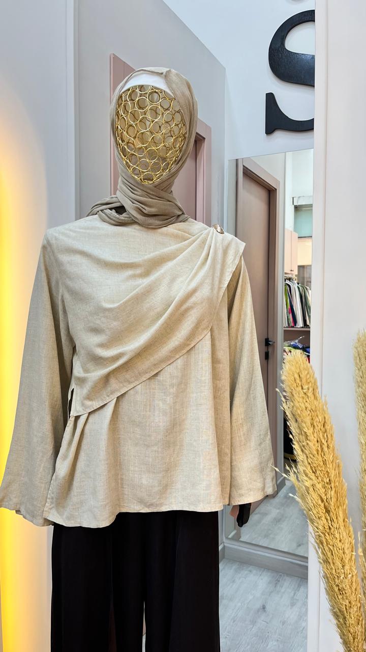 Scarf blouse