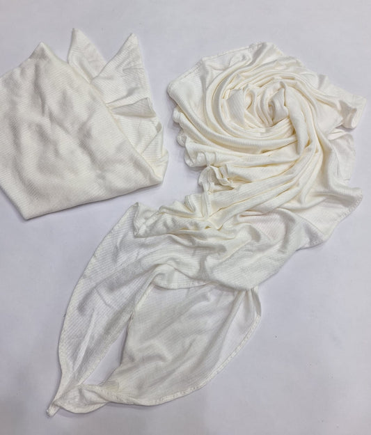 Stripped twist scarf with matching bandana