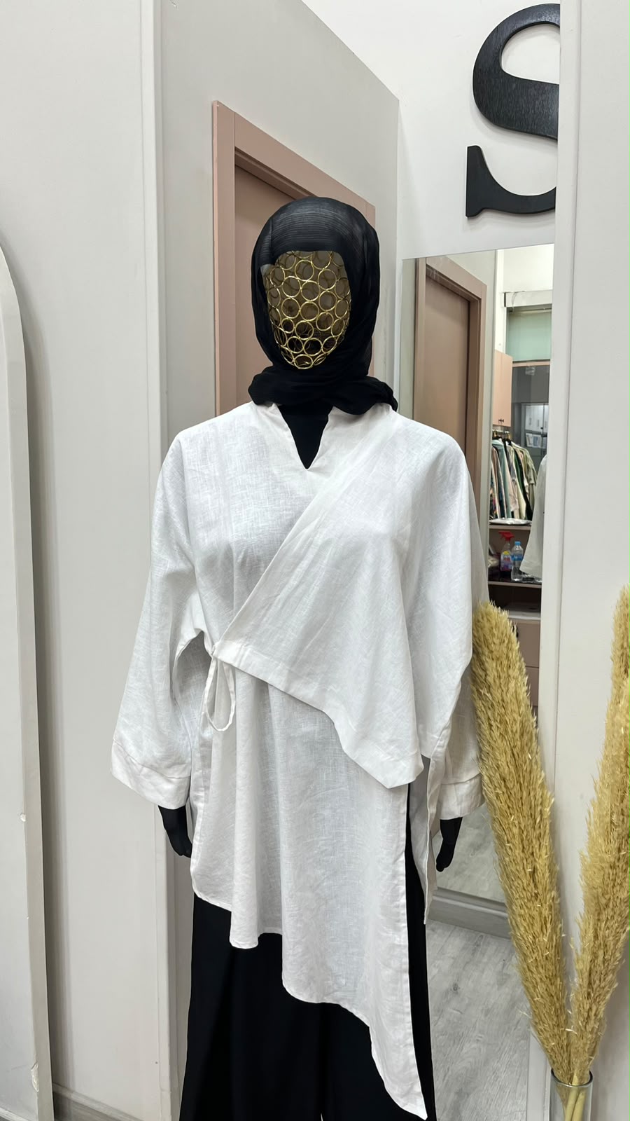 Boho linen blouse