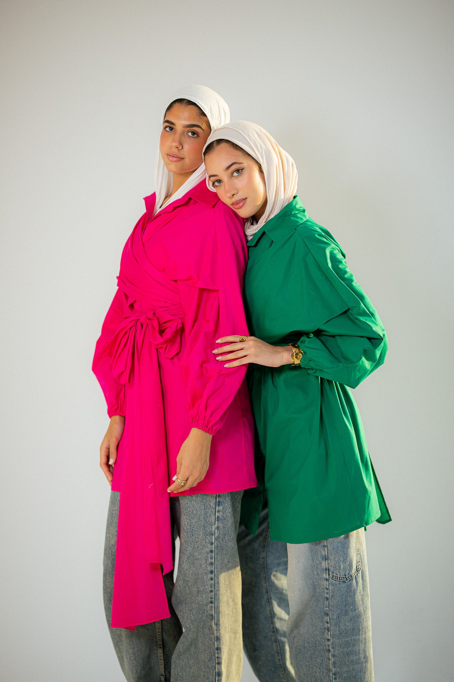 Multiway poplin shirt