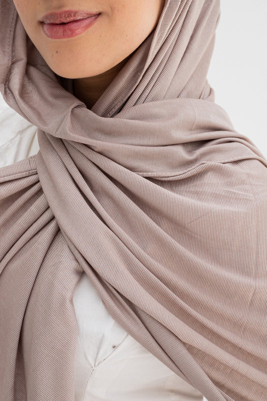 Taupe shana scarf