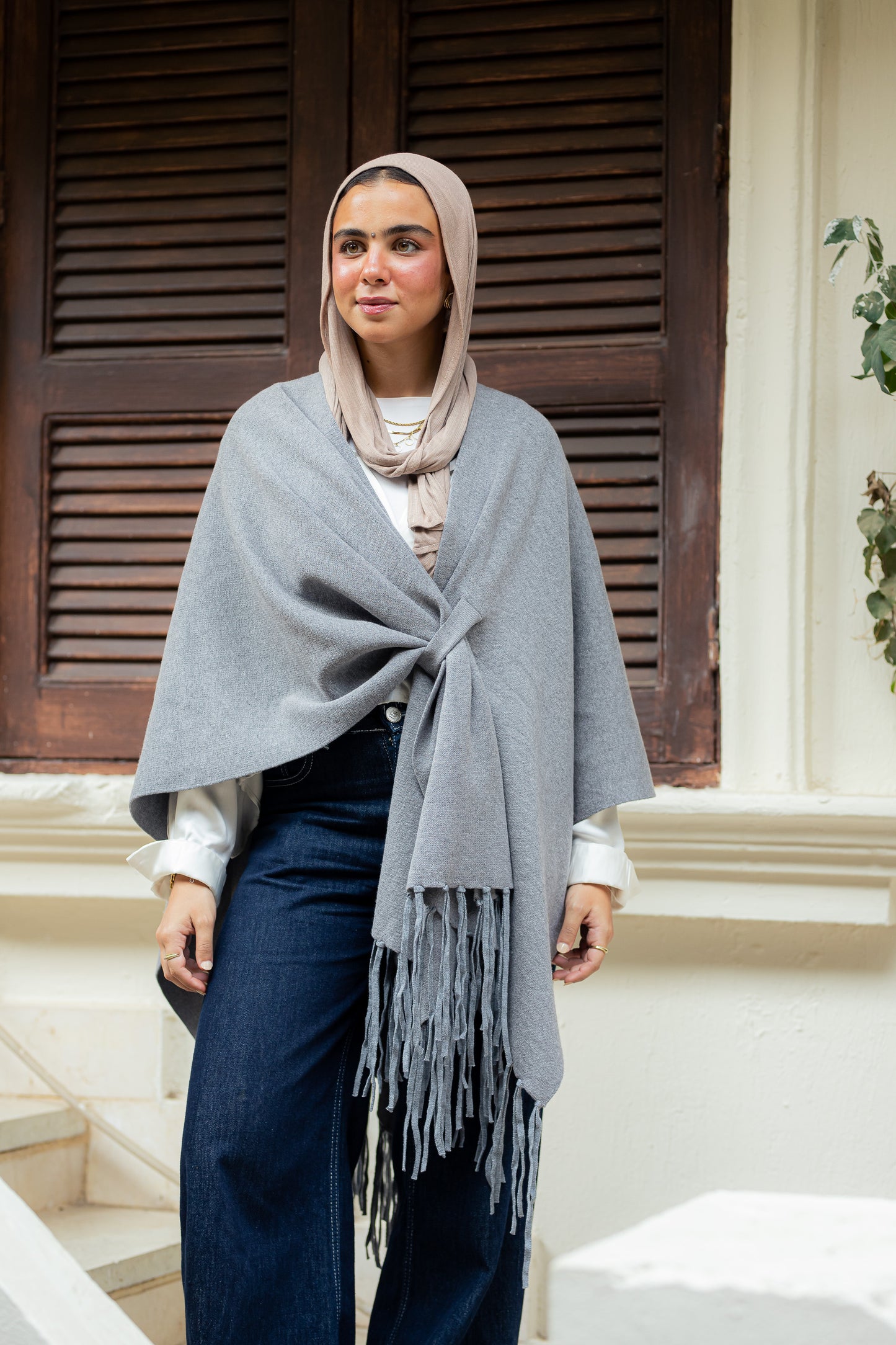 Wool shawl