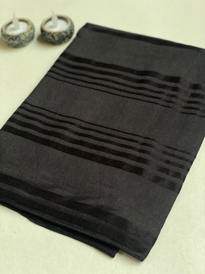 Stripped cotton lycra scarf