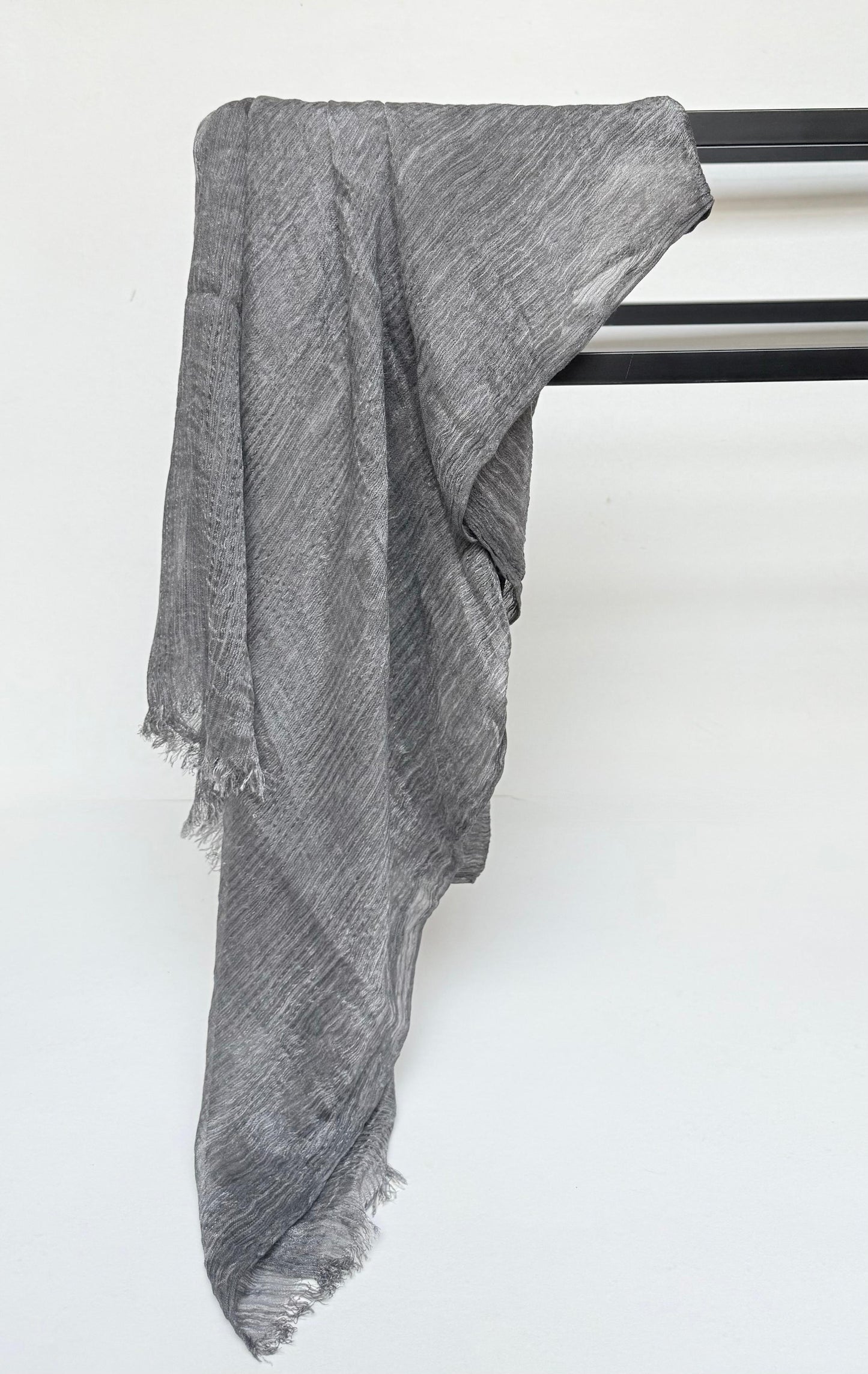 Feather loom scarf