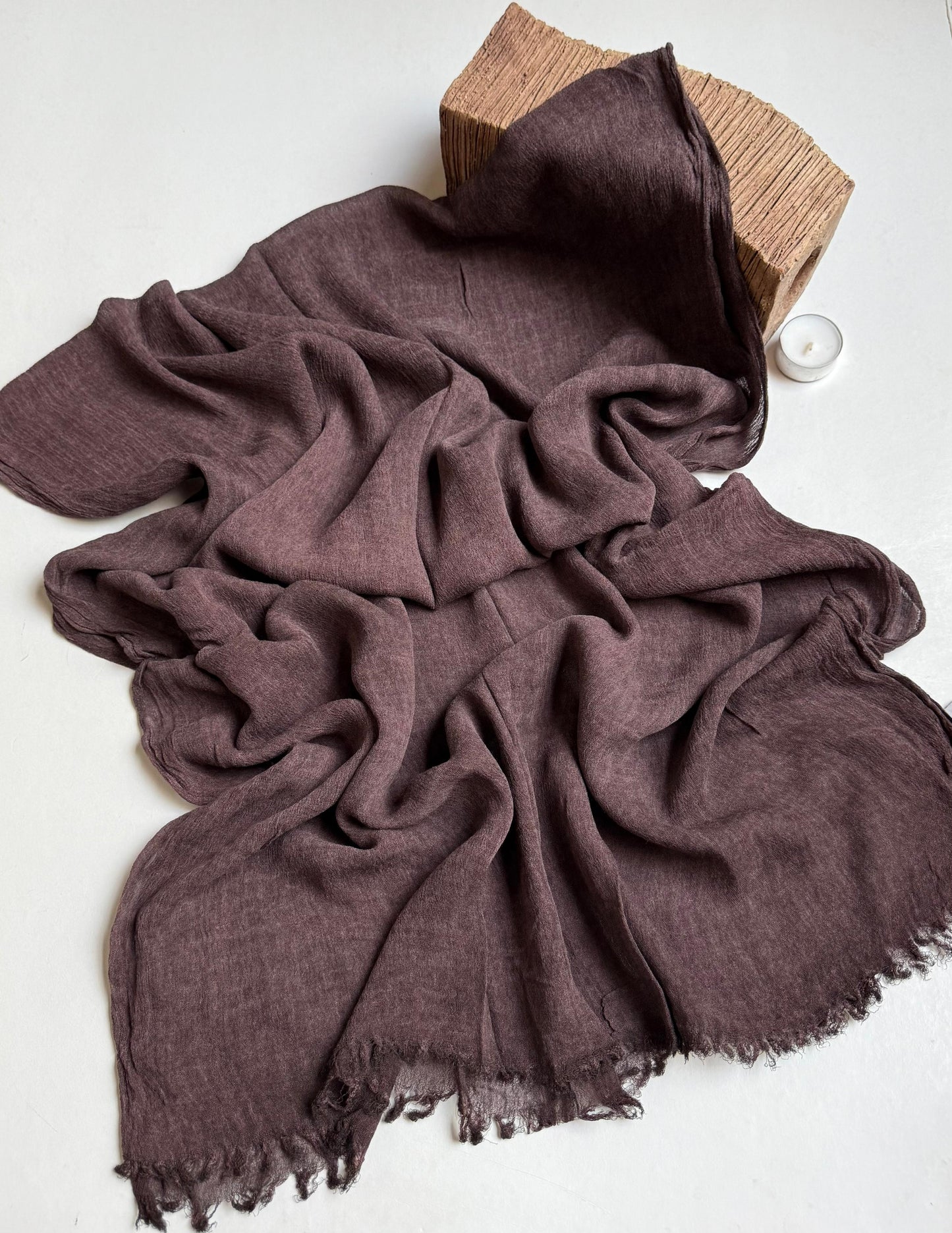 Crush Drape scarf.