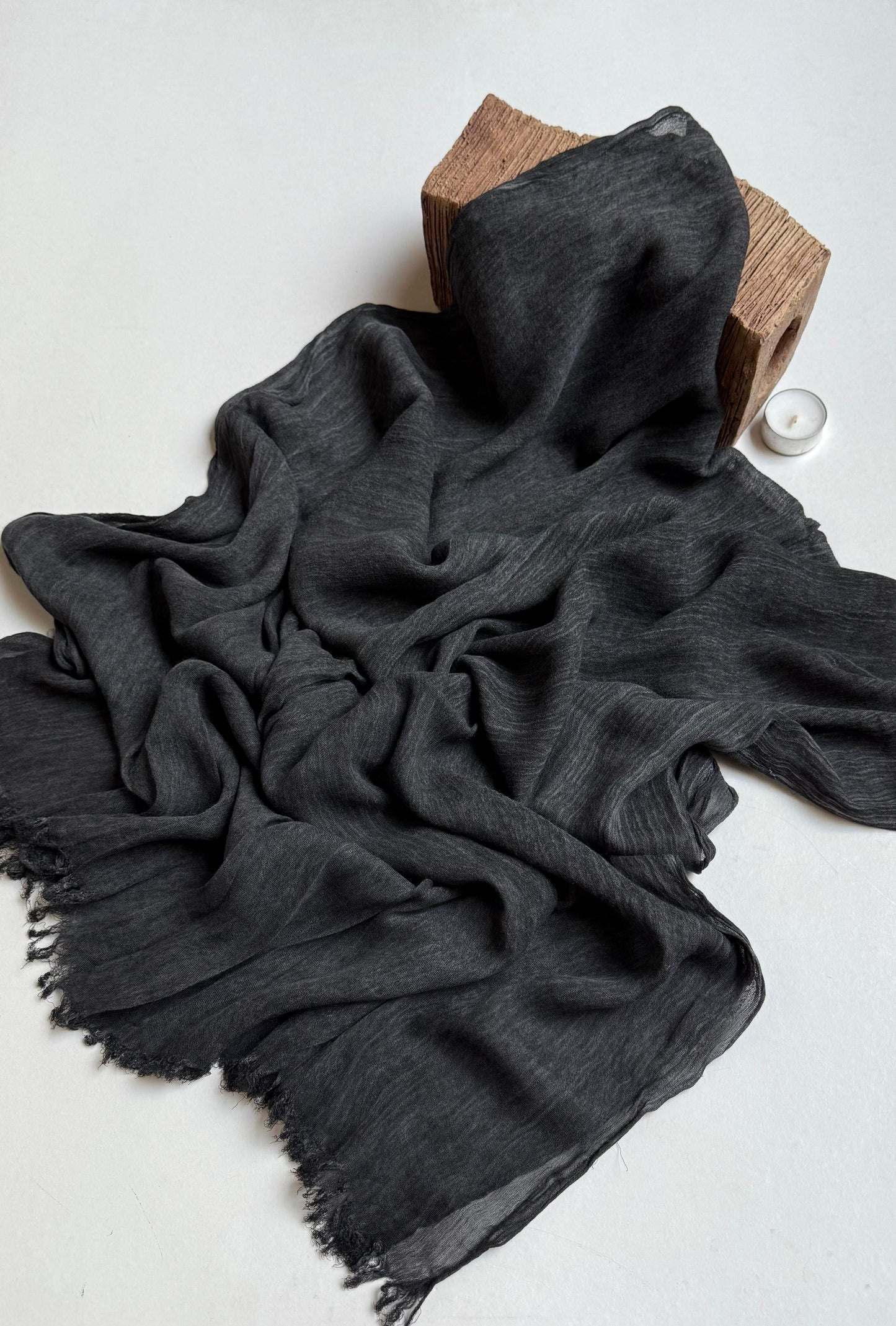 Crush Drape scarf.
