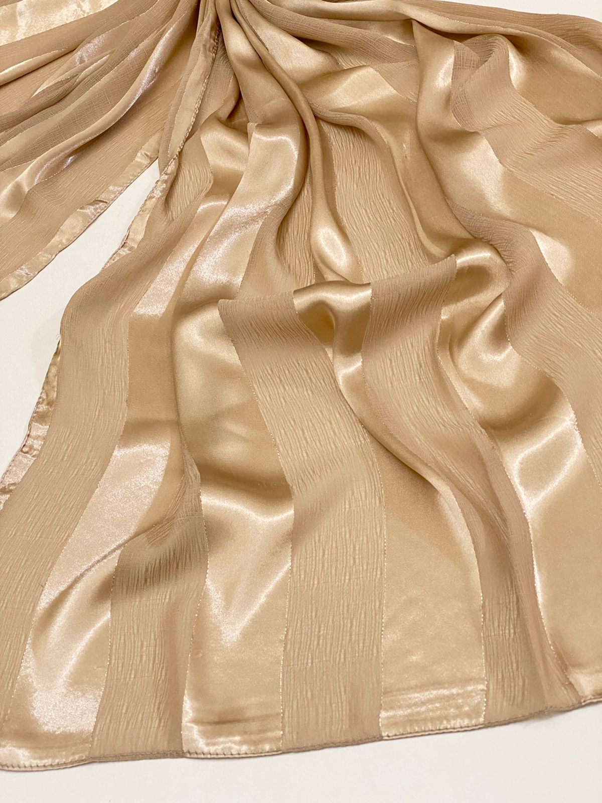 Gold chiffon scarf