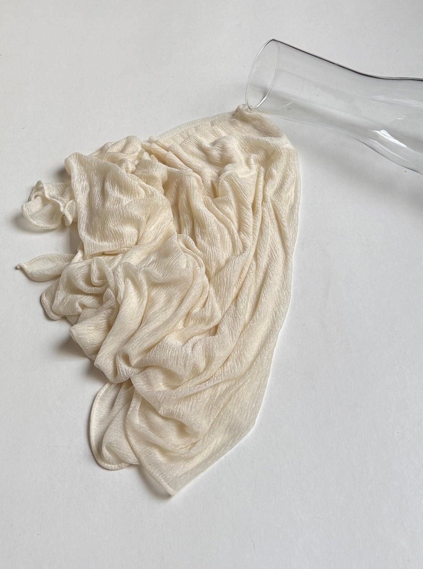 Sheer slip-on scarf