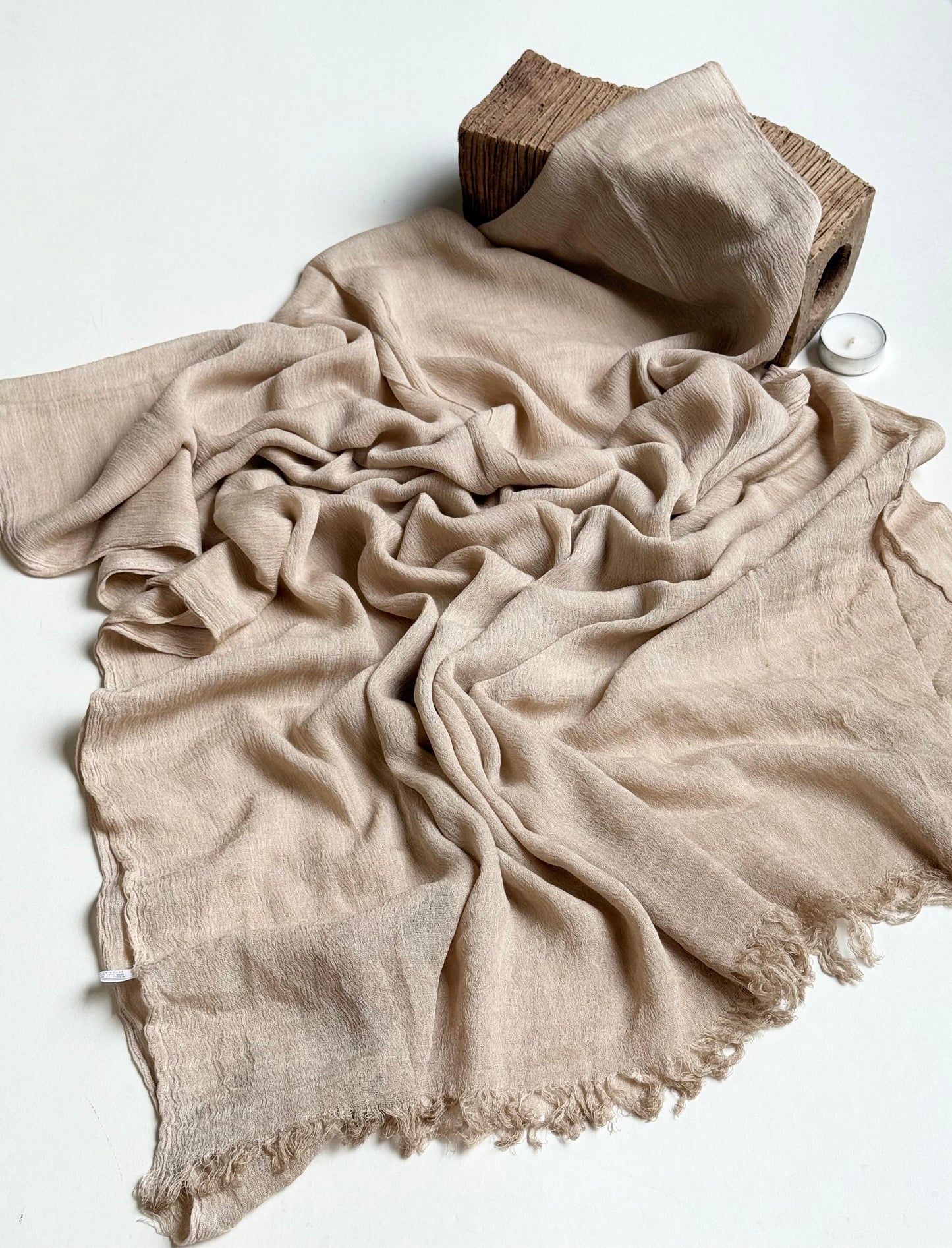 Crush Drape scarf.