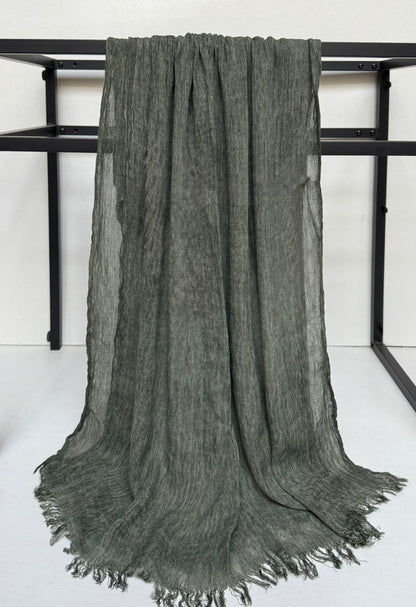Crush Drape scarf.