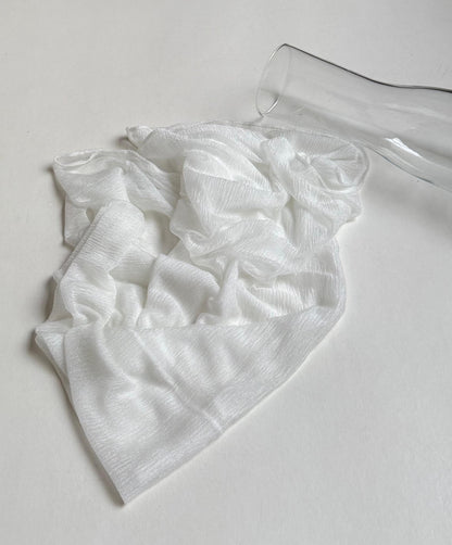 Sheer slip-on scarf