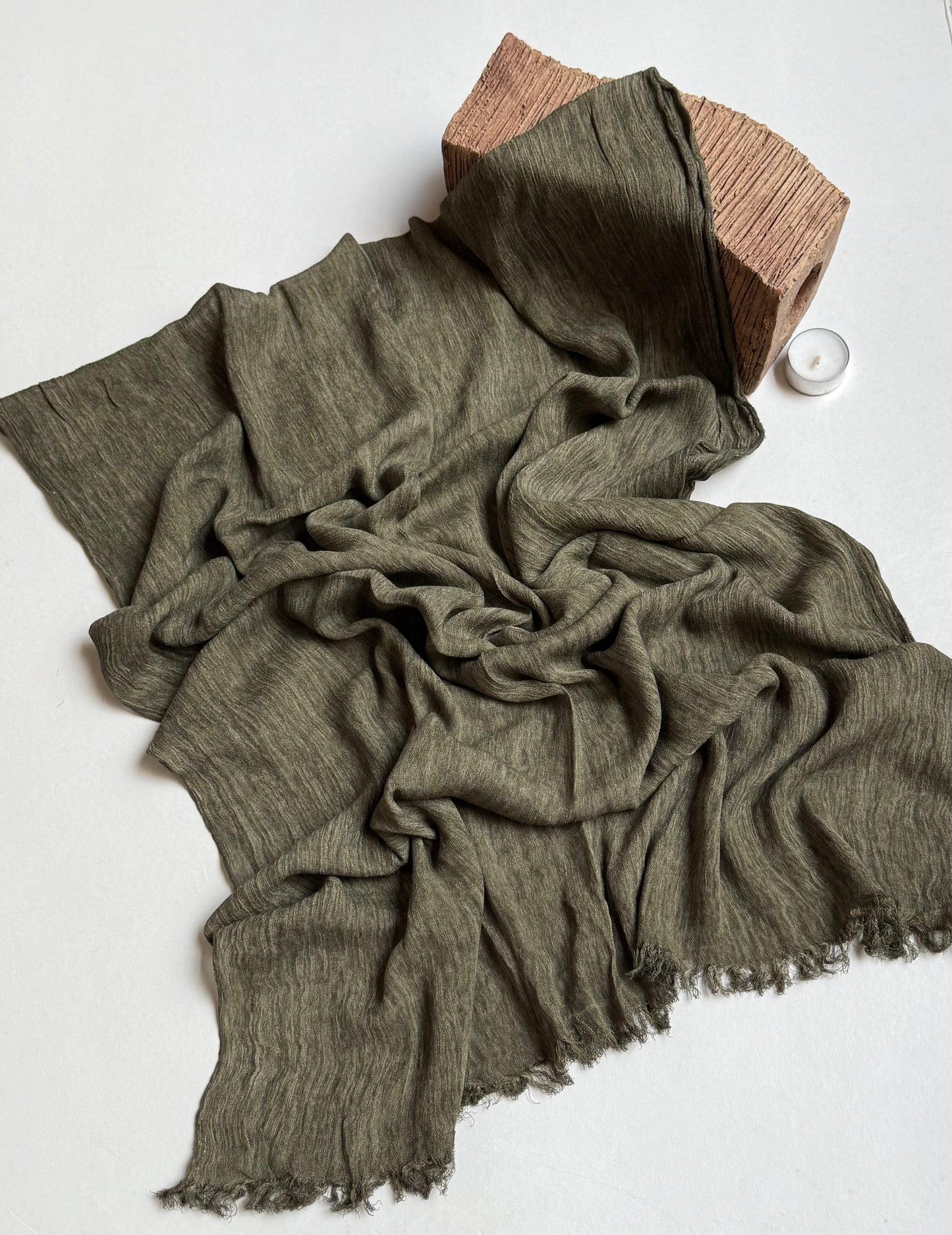 Crush Drape scarf.