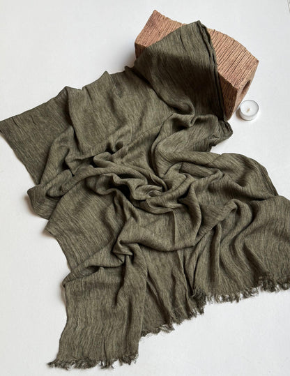 Crush Drape scarf.