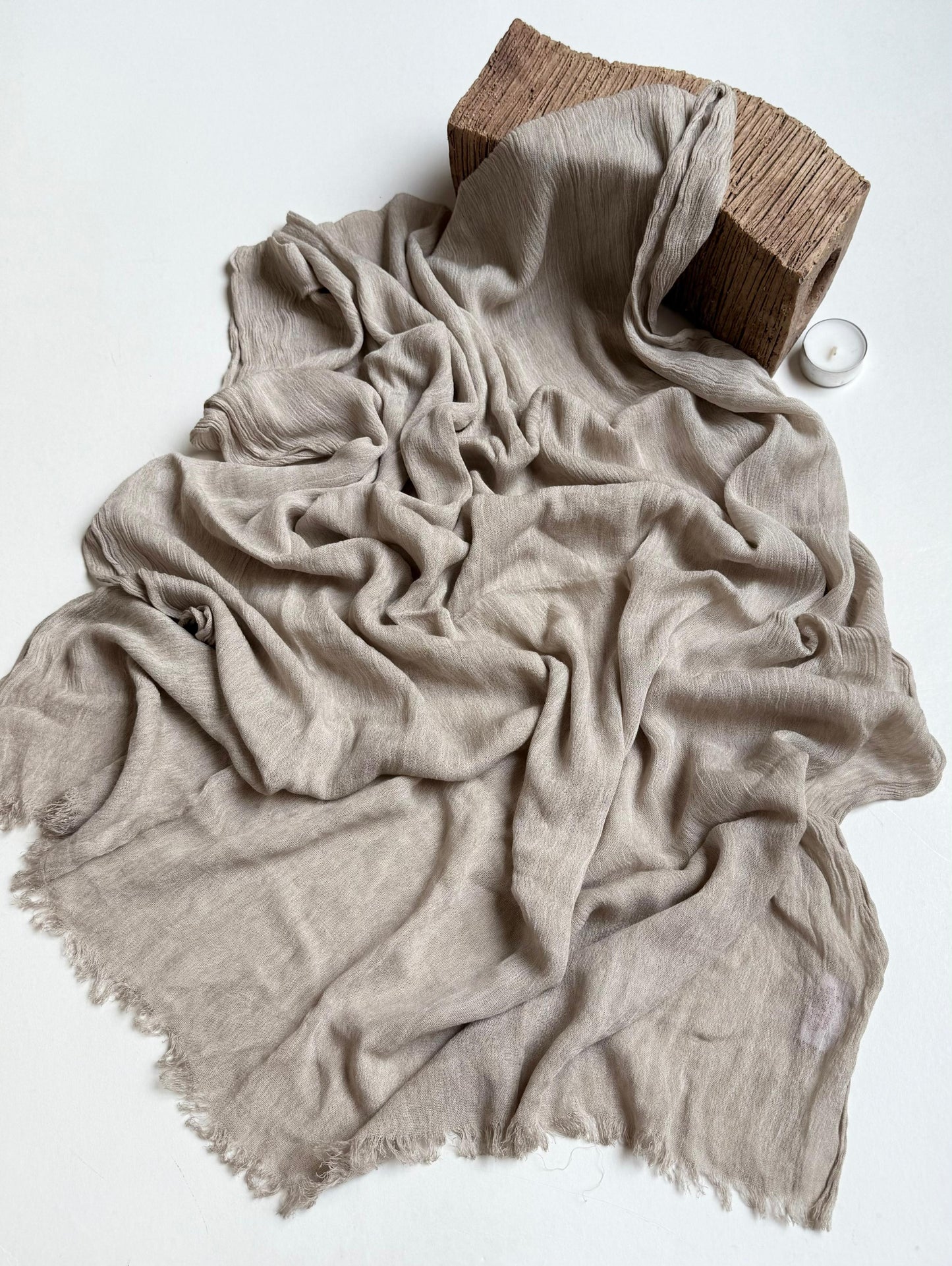 Crush Drape scarf.