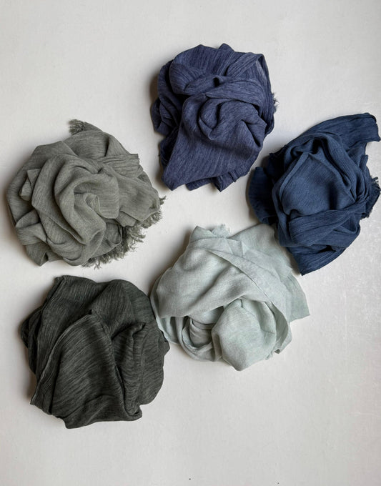 Crush Drape scarf.