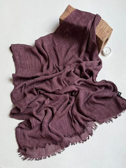 Crush Drape scarf.