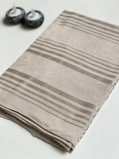 Stripped cotton lycra scarf