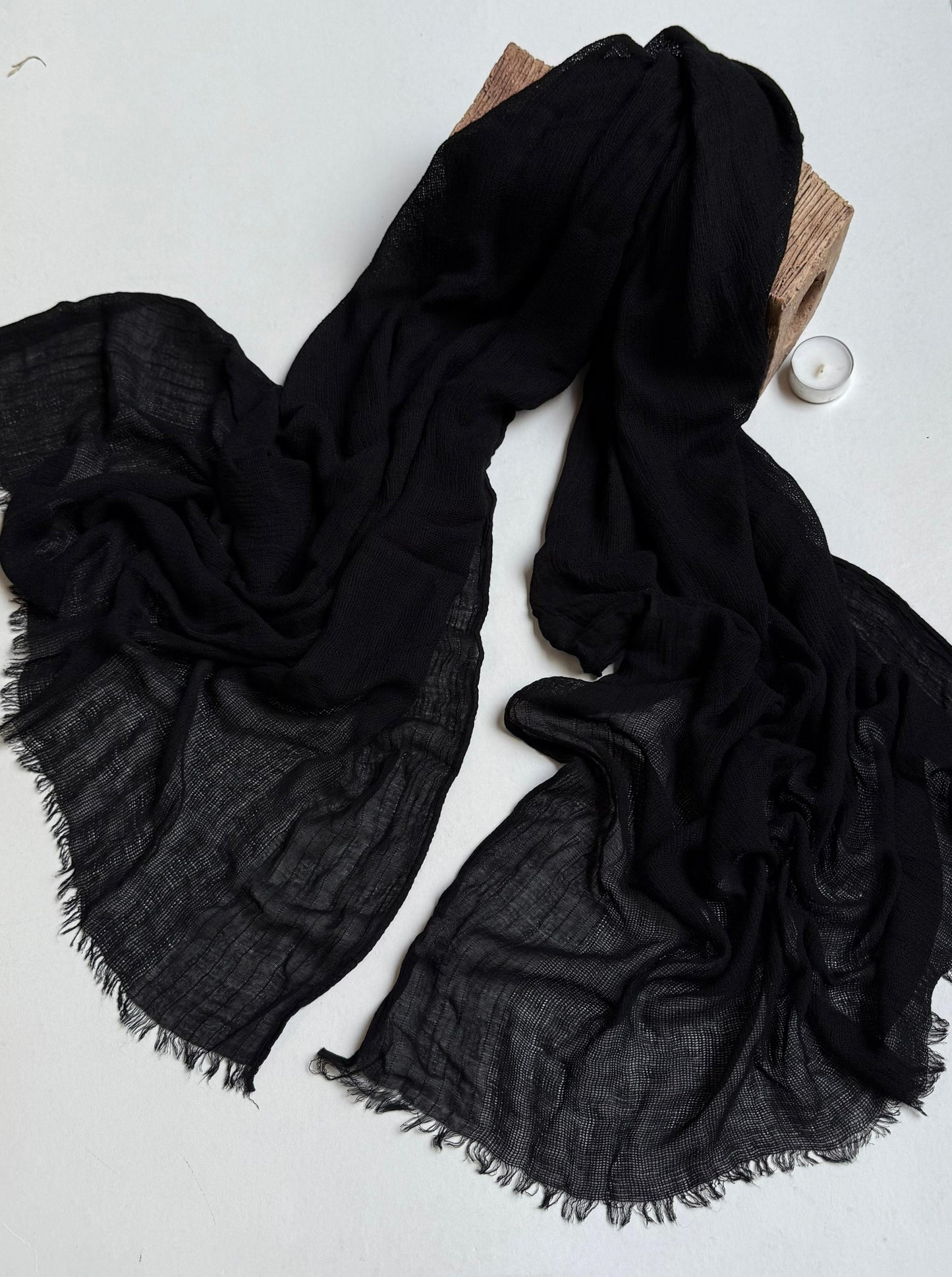 Fluffeé cotton scarf