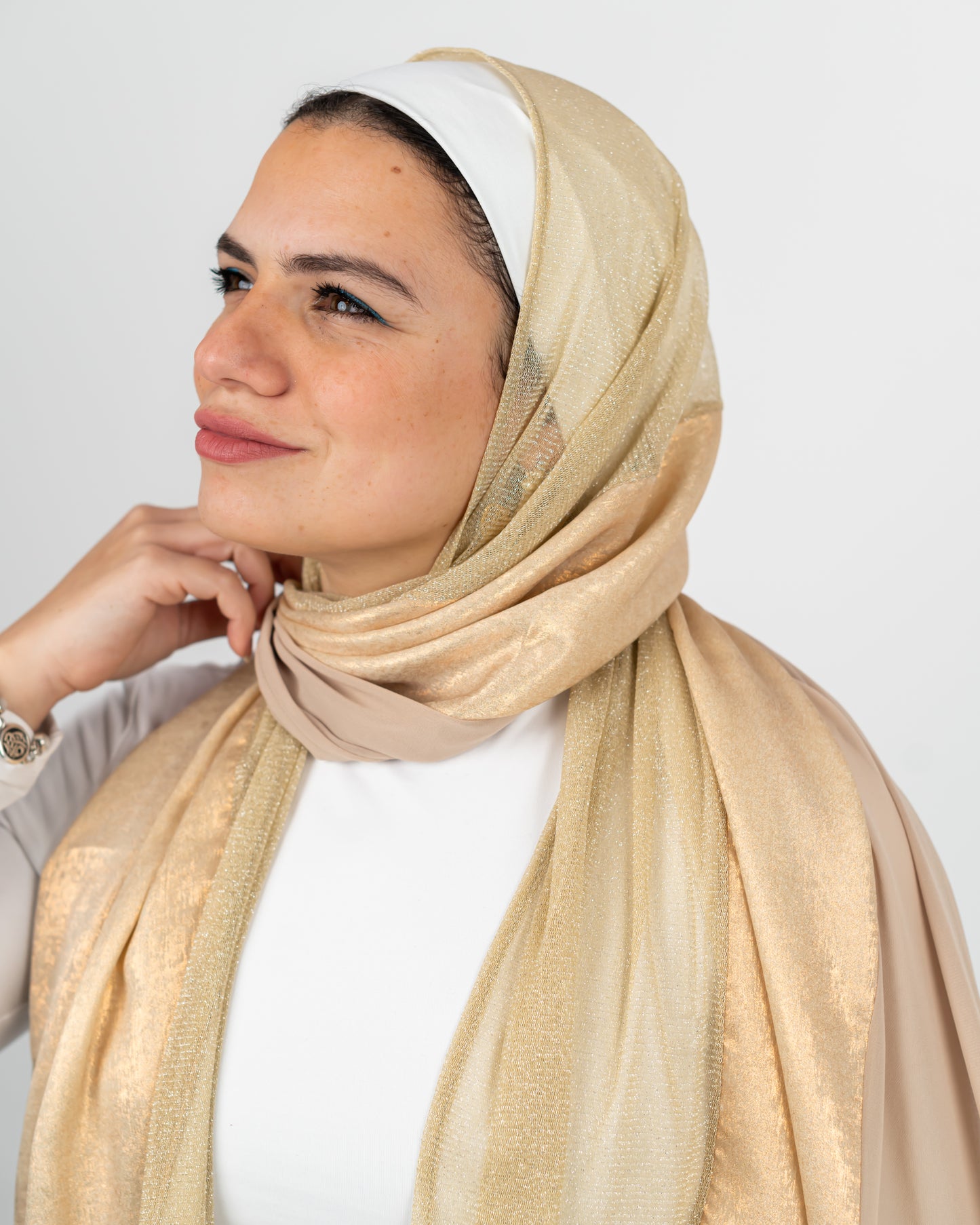 Golden glow scarf