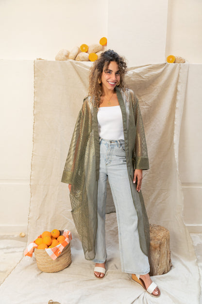 Venture mesh cardigan