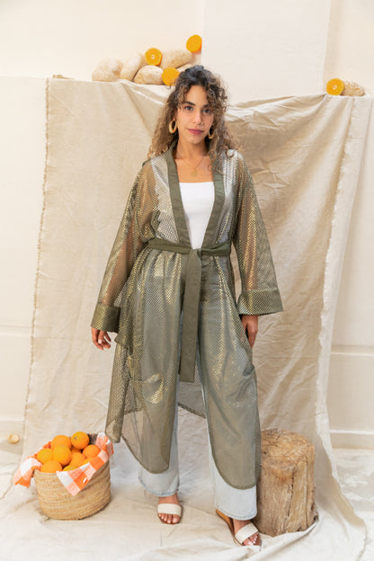 Venture mesh cardigan