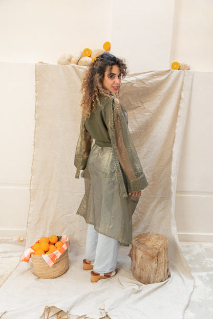 Venture mesh cardigan