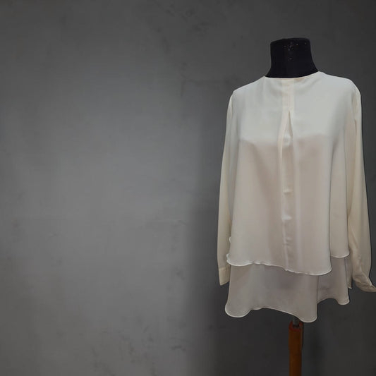 Full sleeve ruffled blouse
