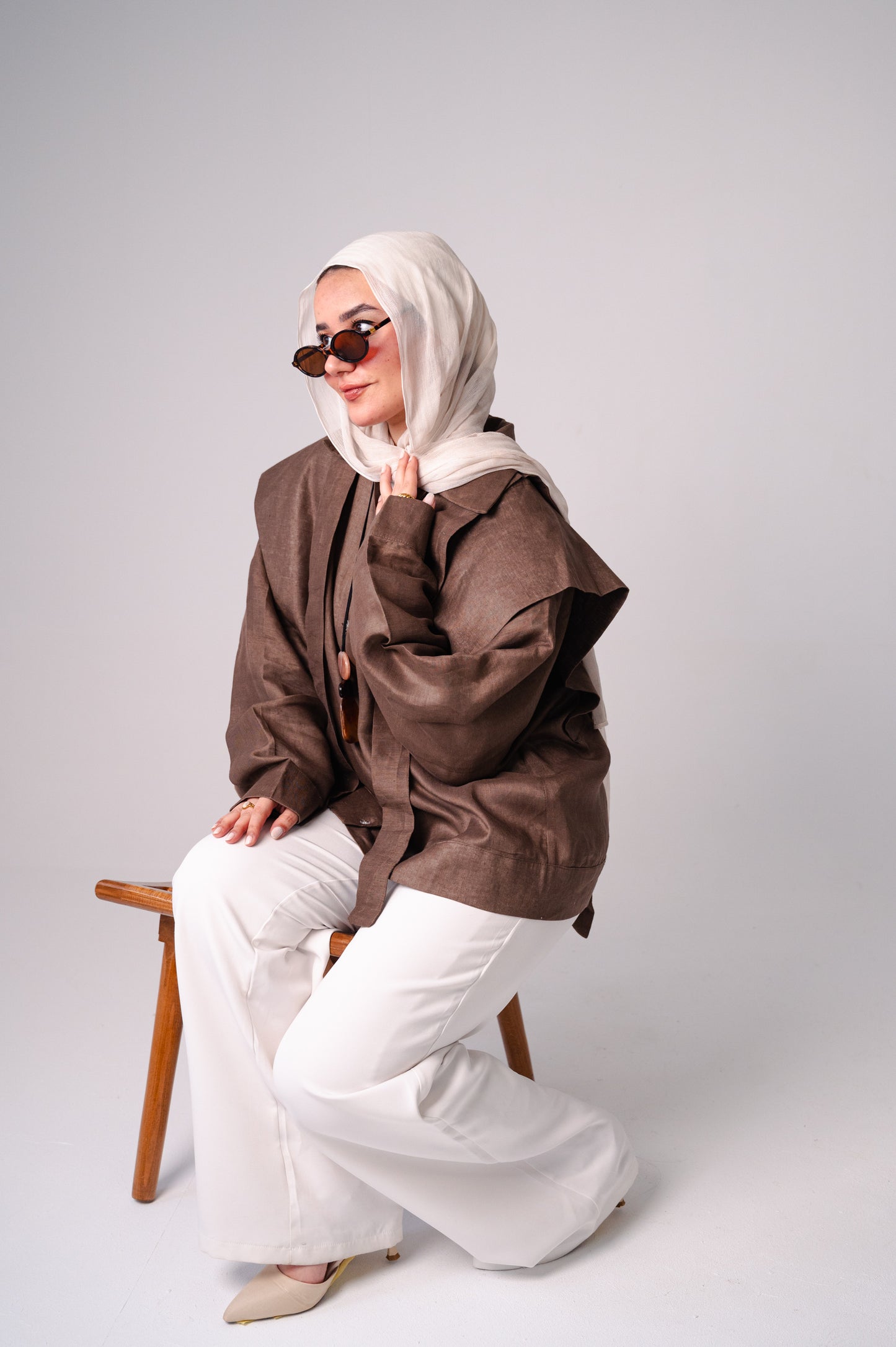 Sage Whisper-Pure Linen Shirt
