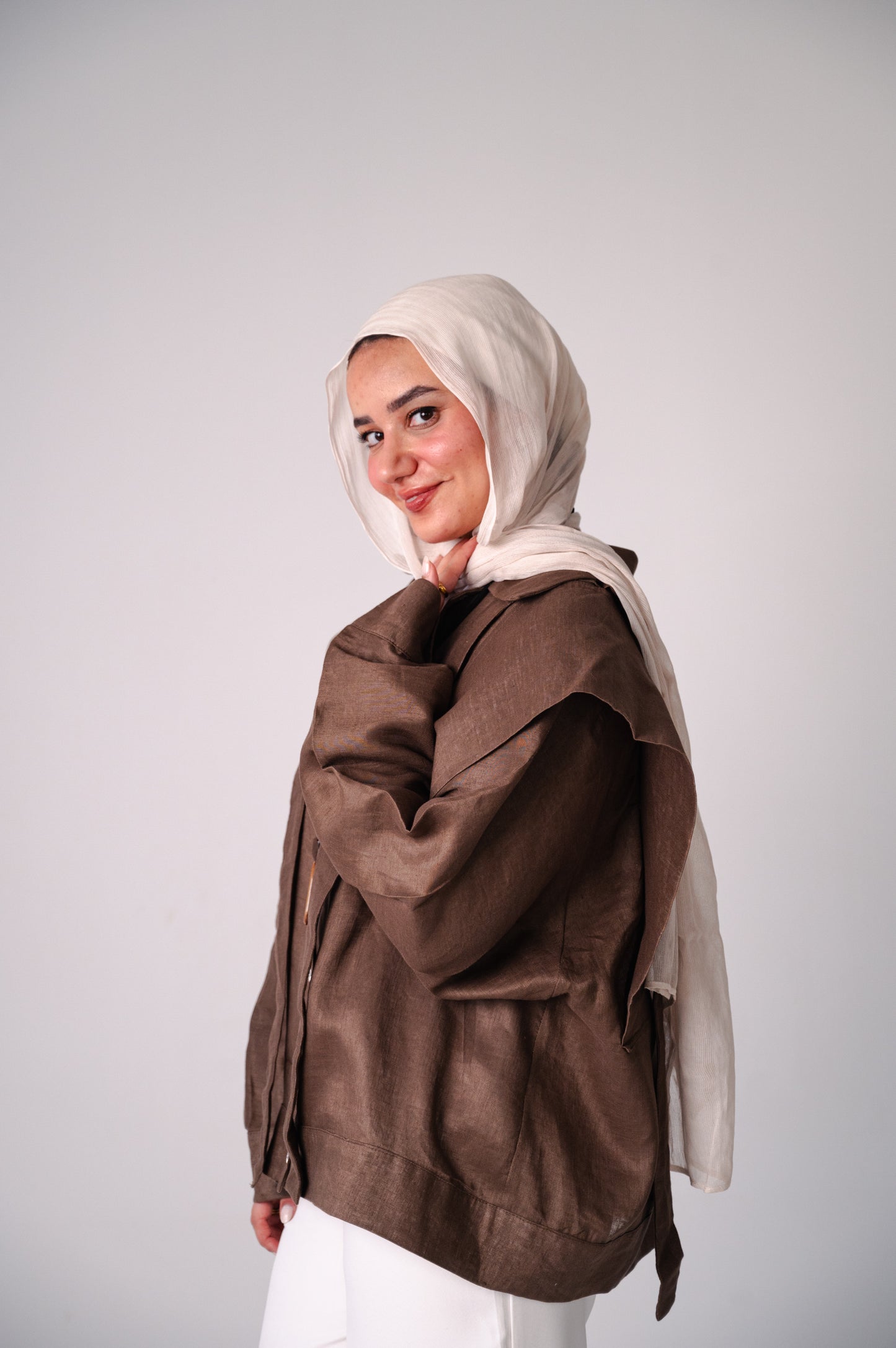 Sage Whisper-Pure Linen Shirt