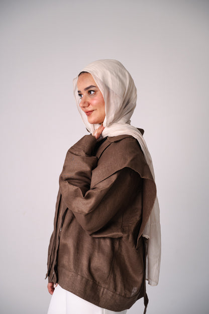 Sage Whisper-Pure Linen Shirt