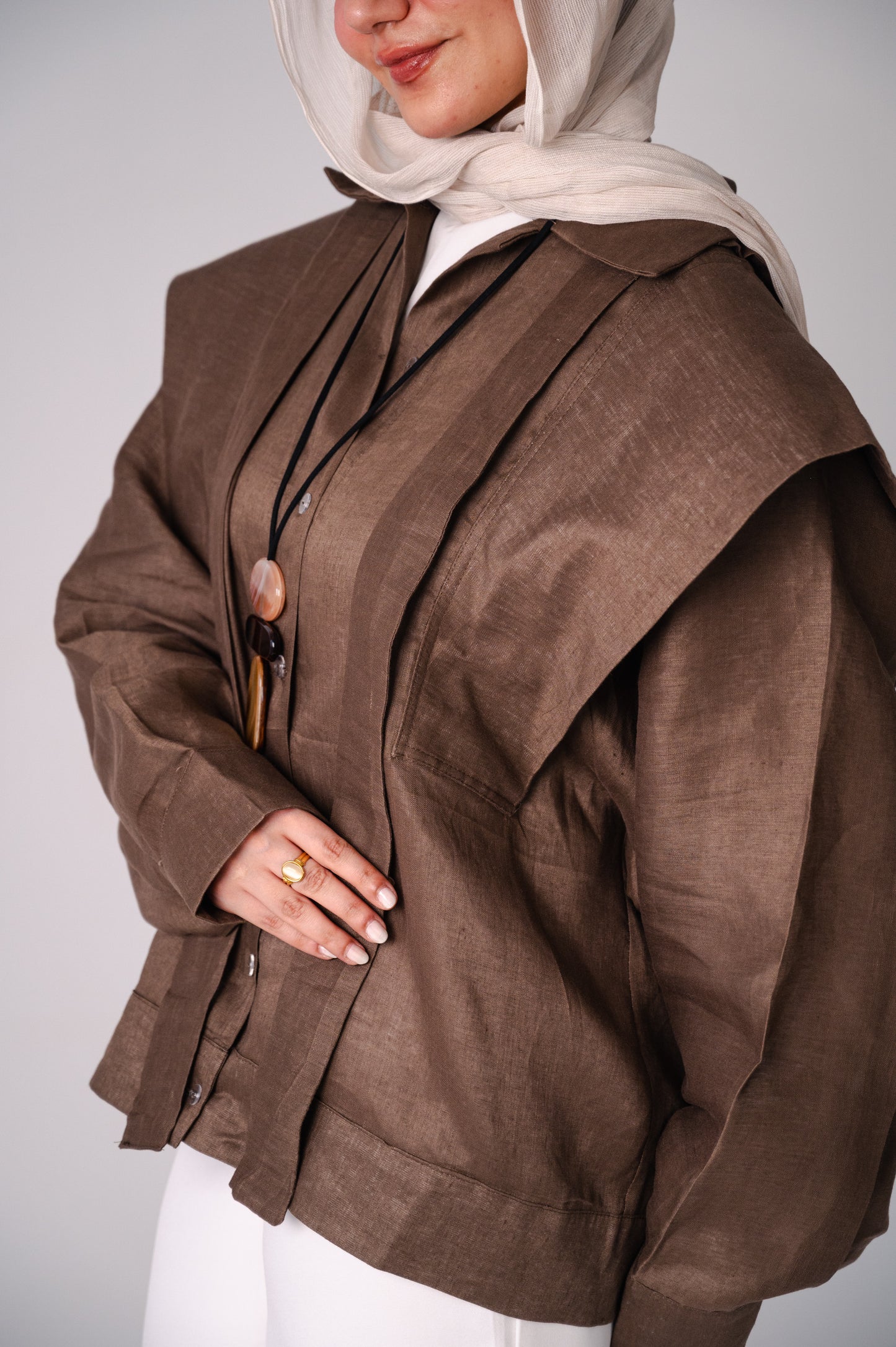 Sage Whisper-Pure Linen Shirt