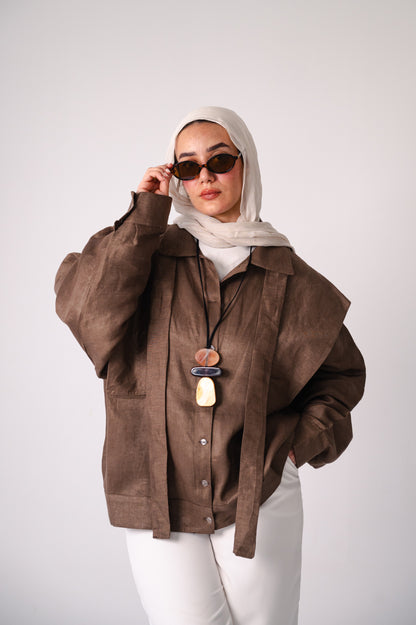 Sage Whisper-Pure Linen Shirt