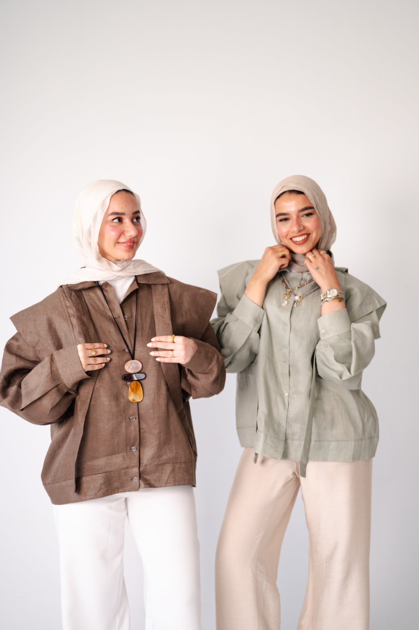 Sage Whisper-Pure Linen Shirt
