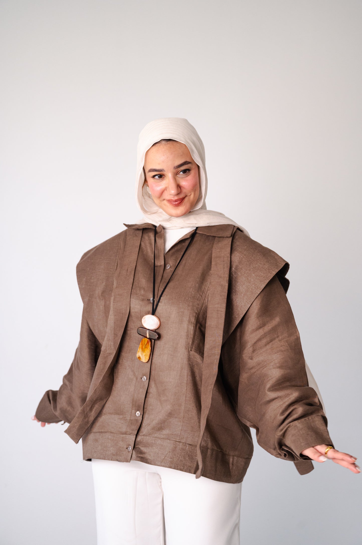 Sage Whisper-Pure Linen Shirt