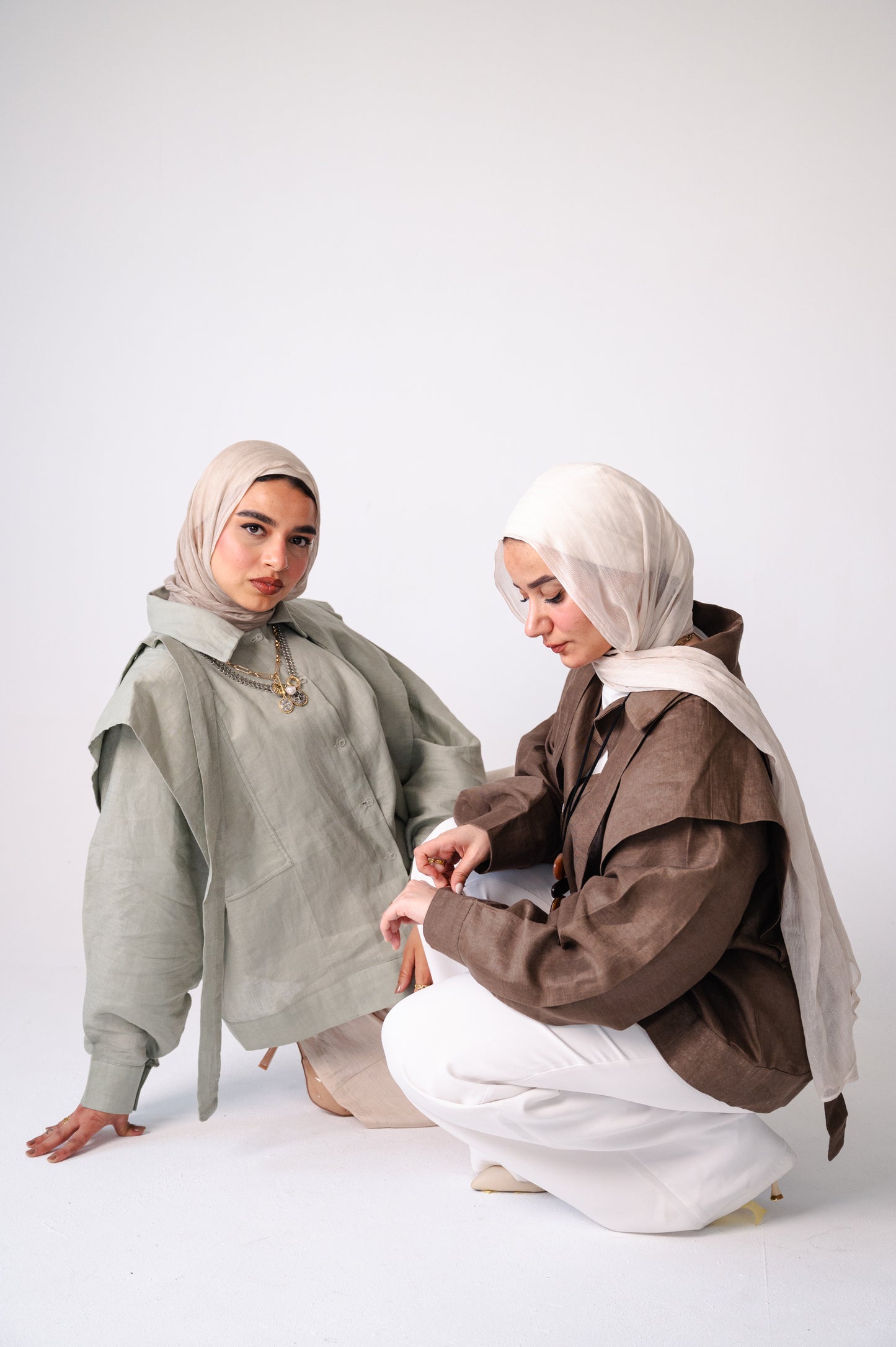 Sage Whisper-Pure Linen Shirt