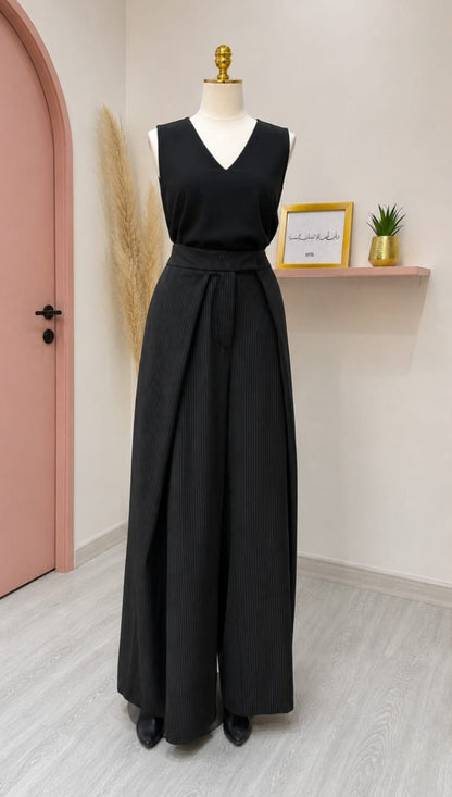 Stripped flap pants