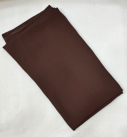 Twist chiffon scarf