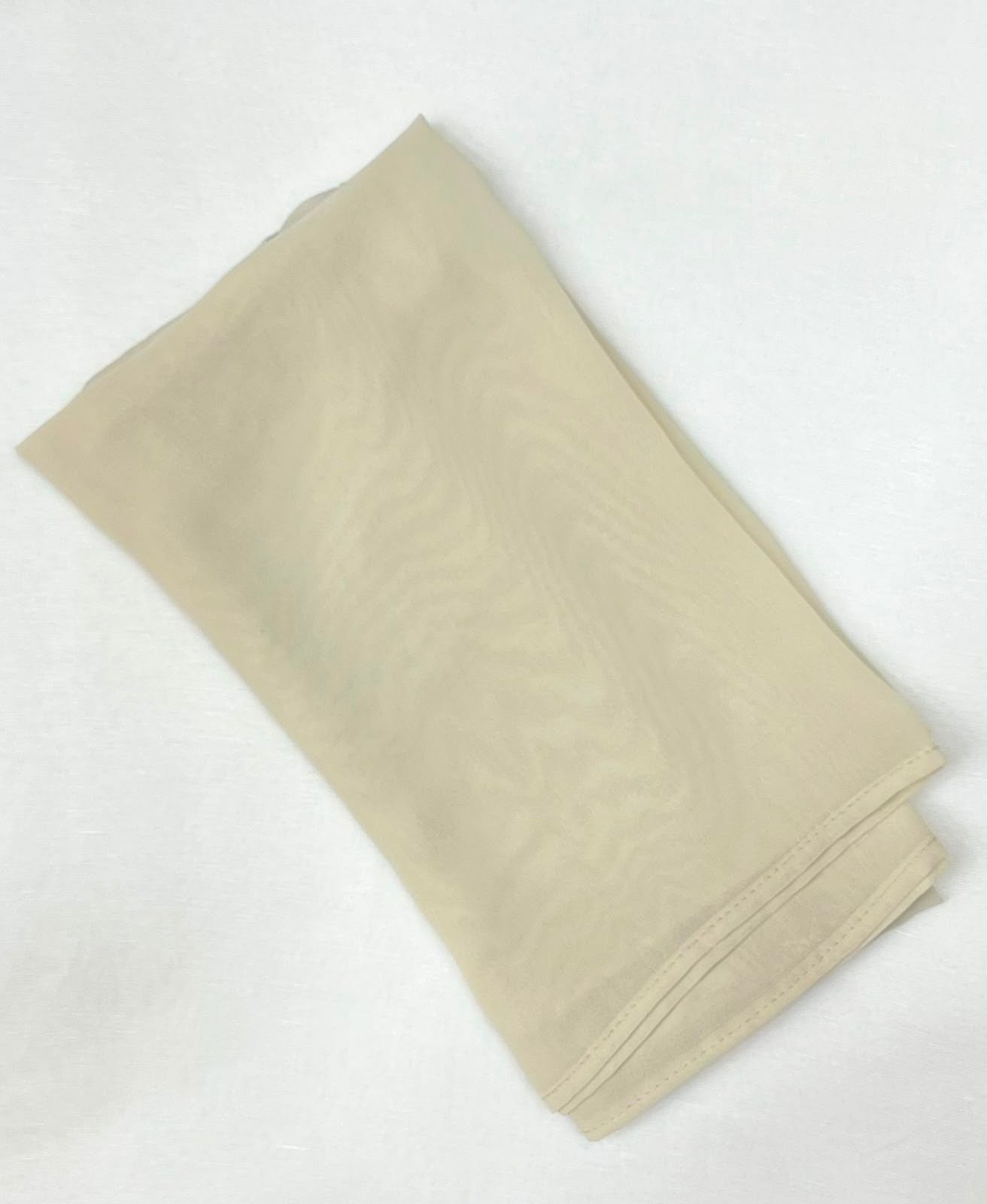 Twist chiffon scarf