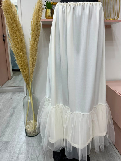 Skirt tulle extension
