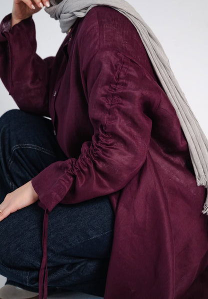 Linen shirt.