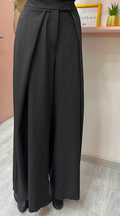 Stripped flap pants
