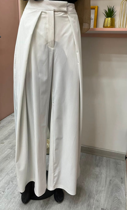 Stripped flap pants