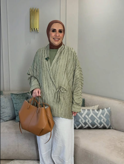 Wrap blouse