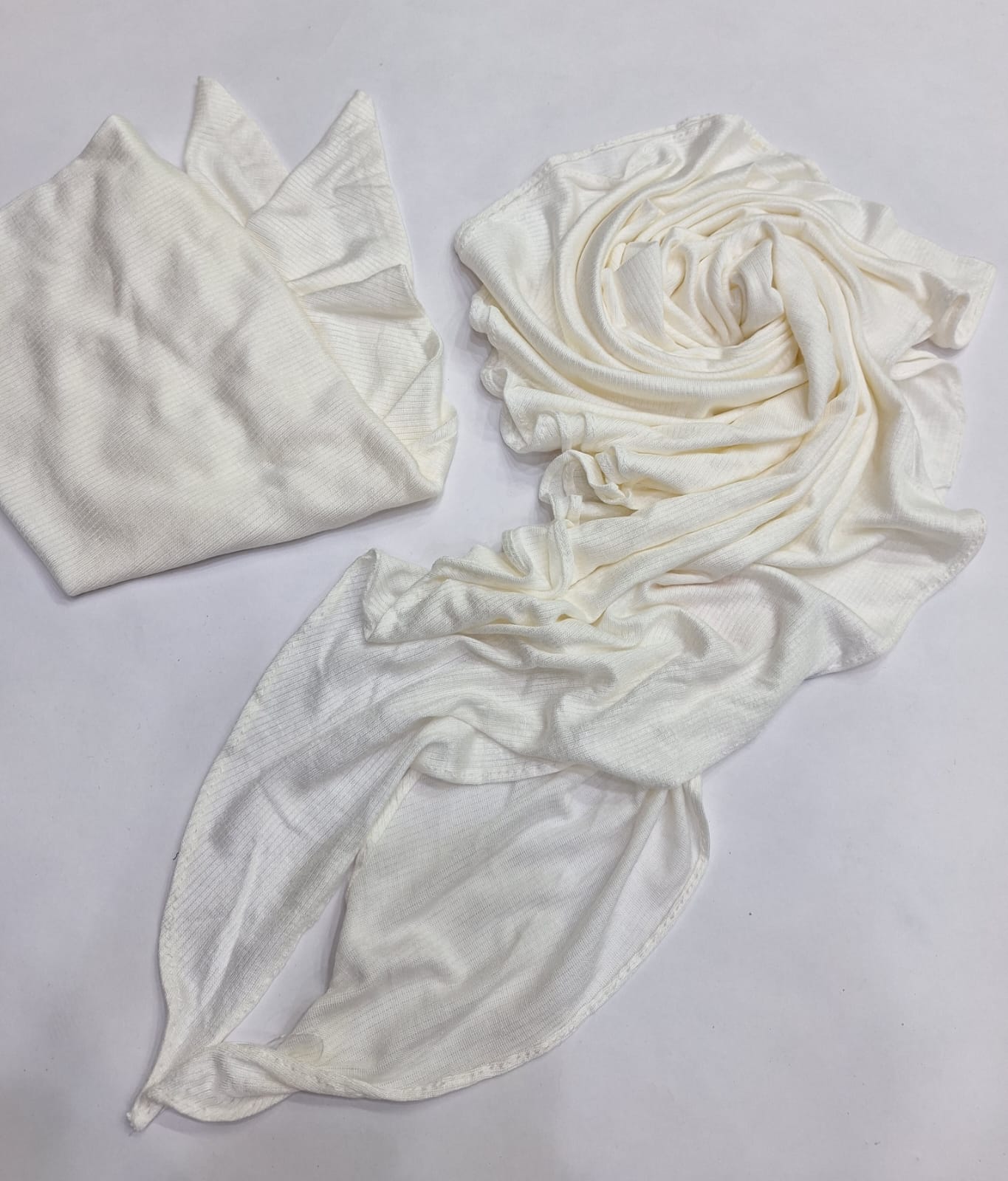 Stripped twist scarf with matching bandana